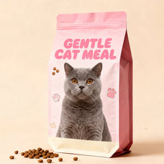 OEM Custom UV Resistant Dry Food BOPP/PE Composite Flat Bottom Feed Packaging Airtight Pet Cat Food Bag