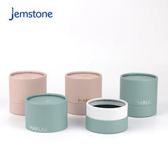 Wholesale Custom Printed logo Luxury Kraft Simple High-end Tea Coffee Perfume Paper Tubes Candle Round Cardboard Tube Packaging