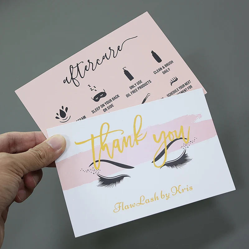 High Quality Free Sample Full Color Printing Luxury Business Cards Recyclable Paper Visit Card Greeting Thank You Card with logo