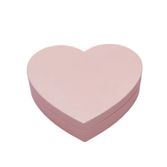 Customized Lid and Base Rigid Gift Cardboard Valentine Gift Paper Packing Pink Heart Shaped Box for Candy Break Chocolate