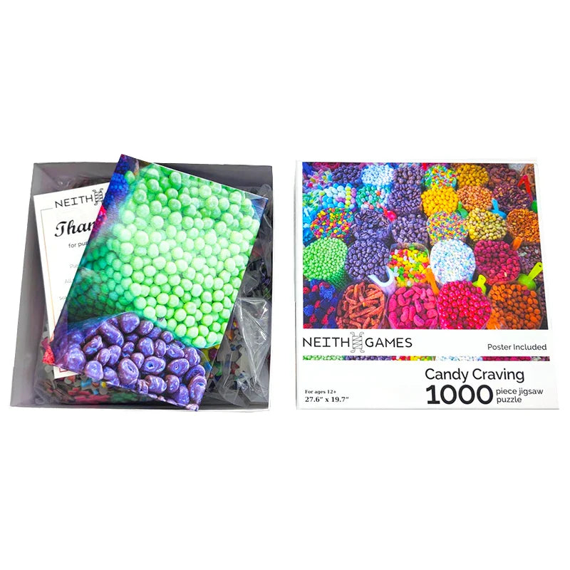 Cheap Price Recyclable Cardboard Jigsaw Puzzle Christmas Custom Kids Jigsaw Puzzles 1000 Pieces Adult