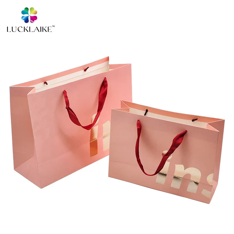 Custom Printed Logo Private Label Matte Lamination Reflex Cardboard Perfume Gift Wrapping Cosmetic Paper Bag for Promotion