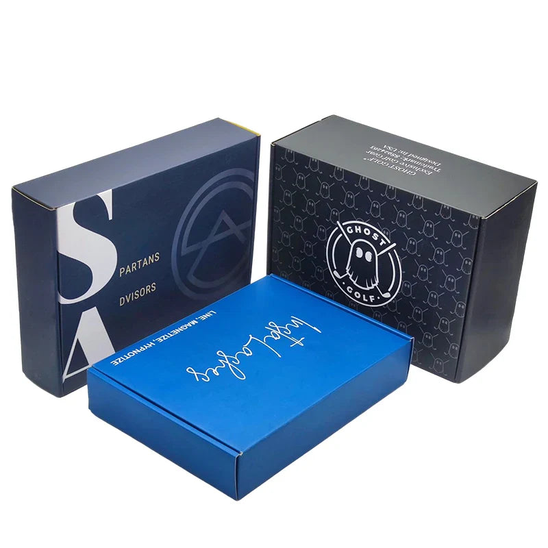 Wholesale Cardboard Candle Packaging Shipping Mailing Box Colorful Custom Logo Carton Black Corrugated Shipping Boxes