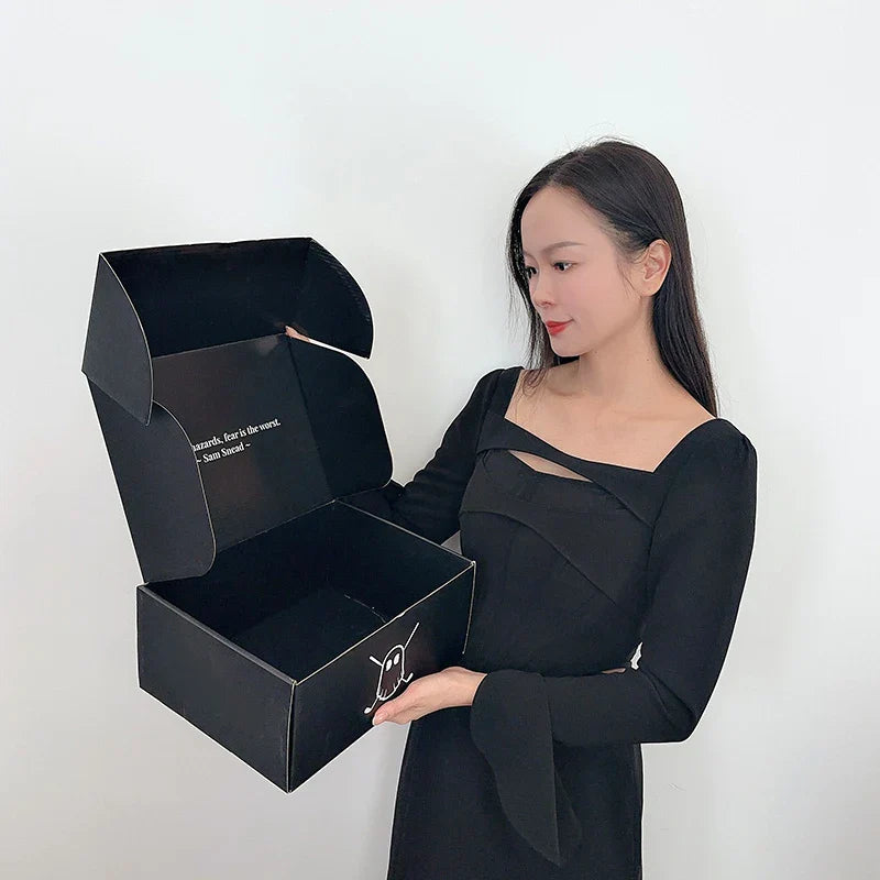 Custom Boxes with logo Packaging Gift Mailer Kraft Corrugated Box Paper Packaging Boxes for Men Shipping