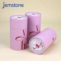 Custom Product Logo Bottles Cylinder Packaging Food Push up Cardboard Tube Twist up Laser Paper Tube