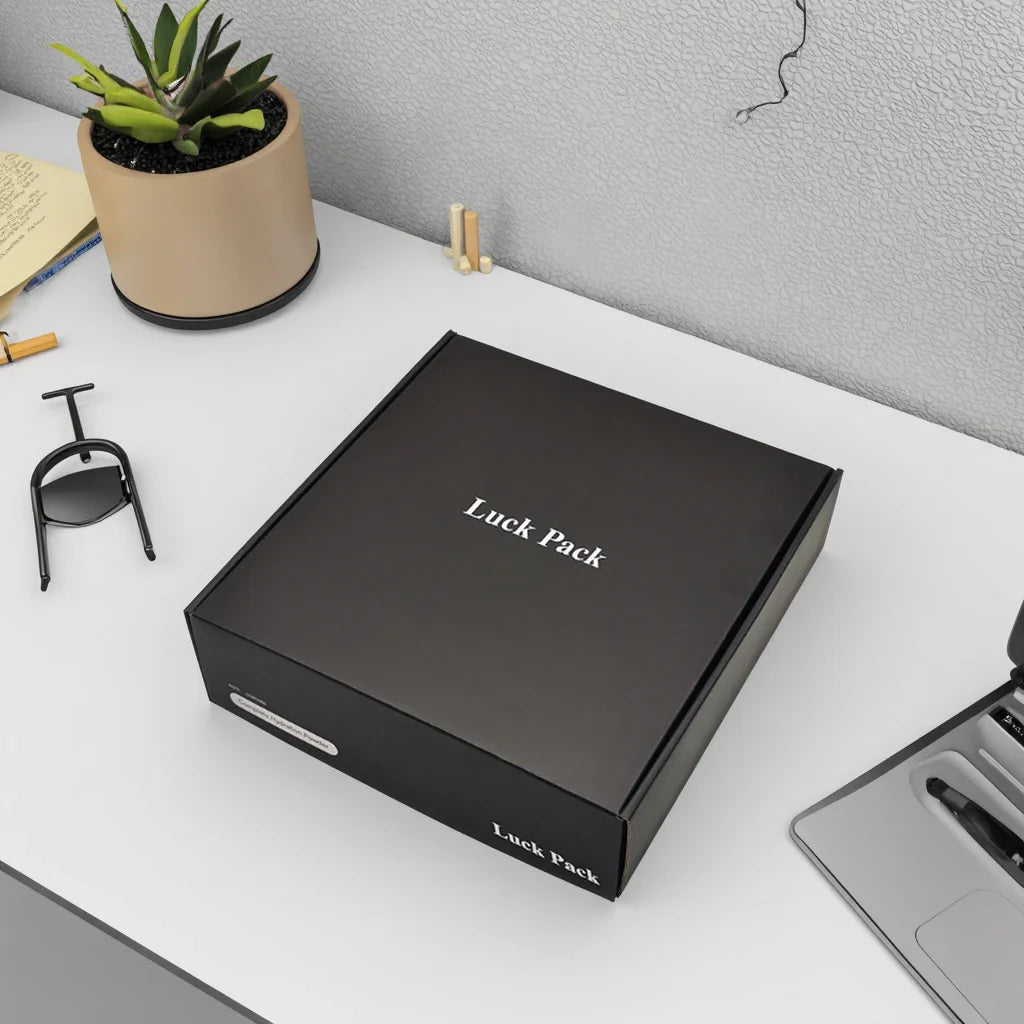 Customized Unique Anti-scratch Film Design Matte Black Shipping Packing Box Corrugated Paper Boxes With Paper Card Insert