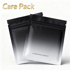 Customized Mini 3 Side Heat Seal Sachet Personal Care Packaging Skincare Facial Pouch With Zipper