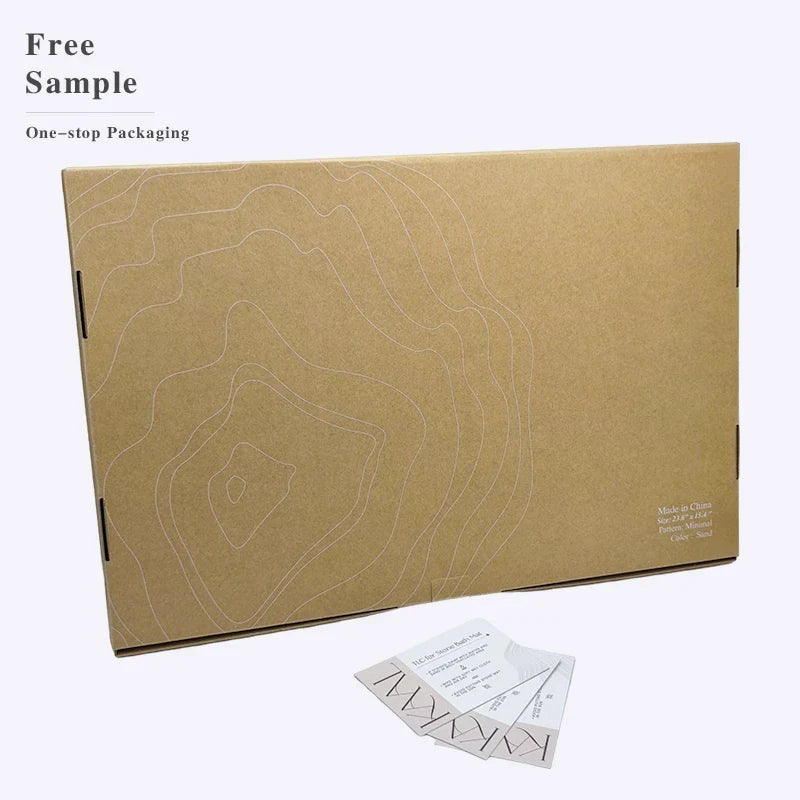 Wholesale Custom logo Kraft Corrugated Post Clothing Product Packaging Dress Gift Mailer Boxes With Logo and Gift Card