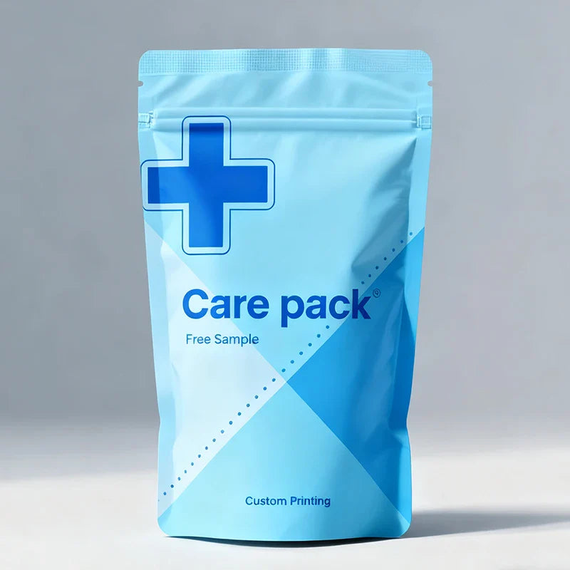 Wholesale Medicine Powder Heat Seal Foil Mylar Plastic Capsule Pill Packing Bags With Resealed Zipper