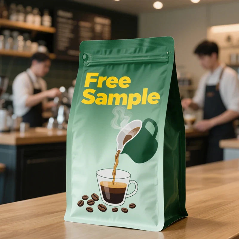 8oz 12oz 250g 340g 500g 1kg Coffee Packaging Bag Foil Mylar Cafe Beans Zip Locks Bags With Valve