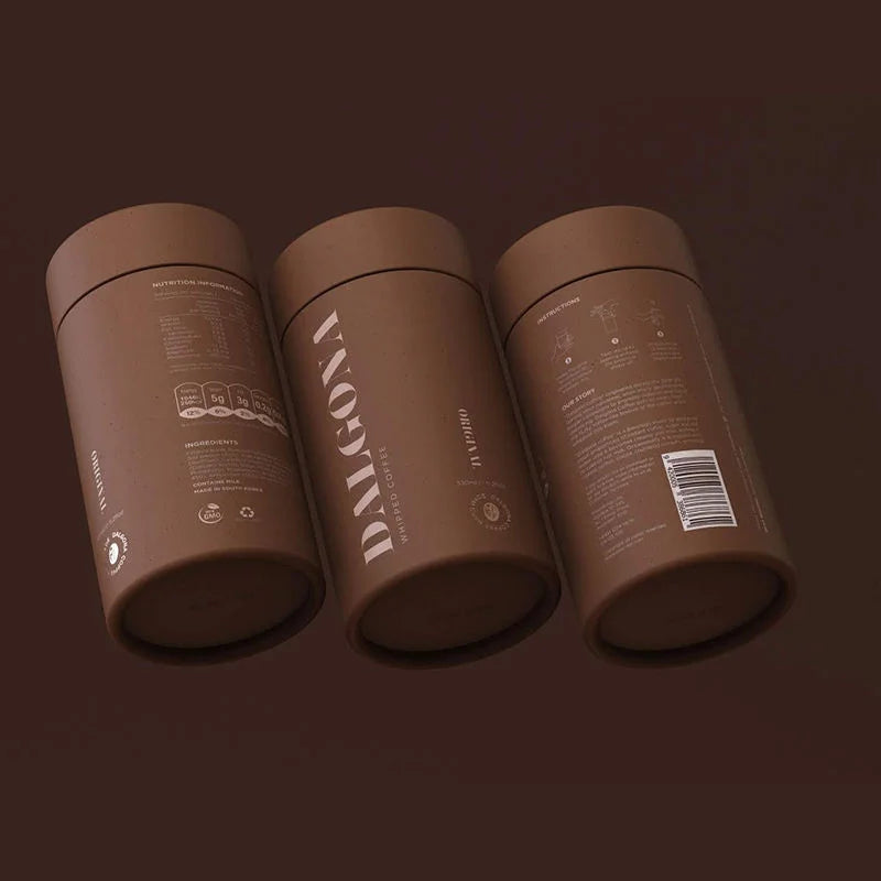 Biodegradable Recyclable Kraft Cardboard Paper Tube Food Grade Cylinder Packaging for Biscuits Sugar Cookies Candy Tea Coffee