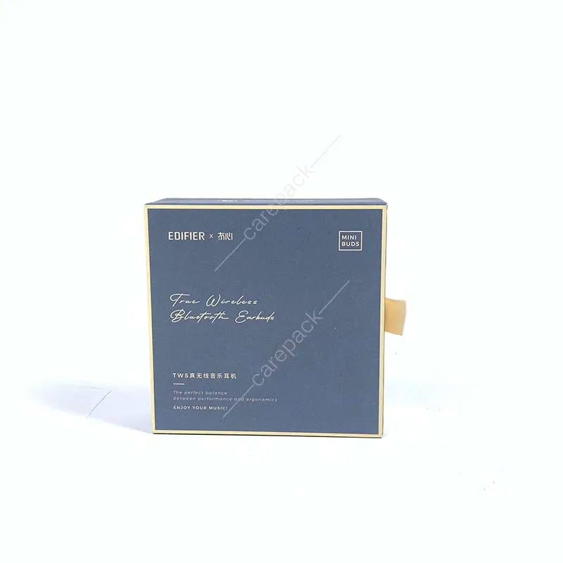 Custom Printing Luxury Cardboard Drawer Electronics Earphone Headphone Gift Packaging Box with Ribbon