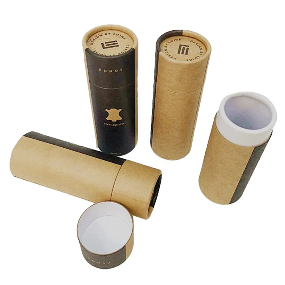 Eco Friendly Lip Balm Deodorant Stick Lipbalm Deodorant Cream Container Packaging Kraft Cosmetics Tube Package