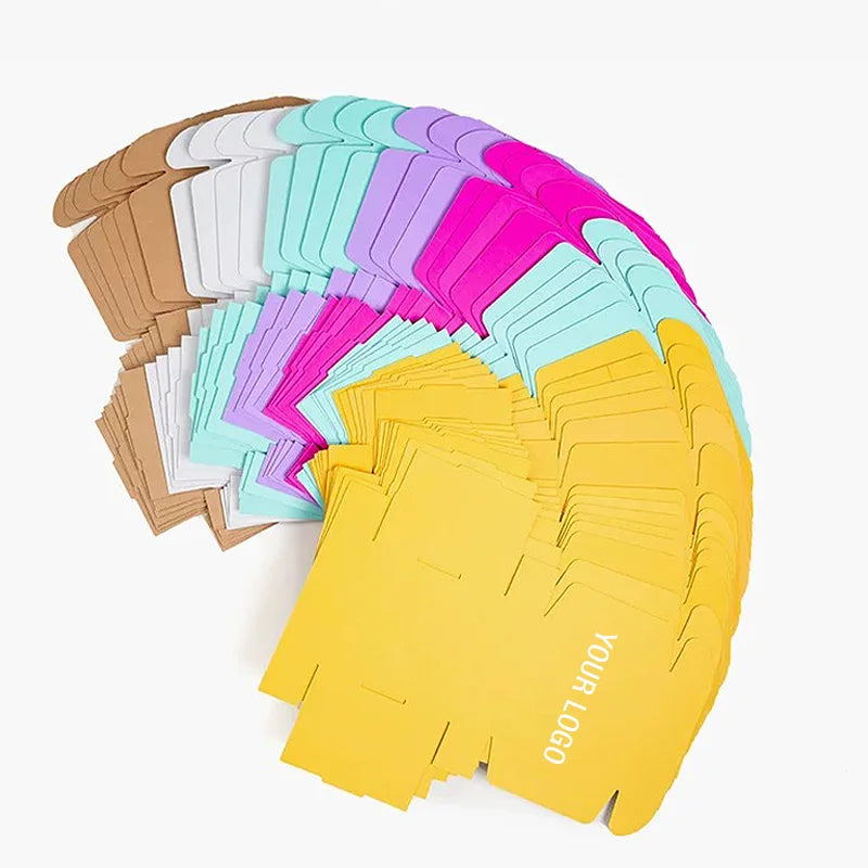 Airplane Fold Packaging Box Pink Corrugated Paper Box Customized Jewelry Nail Storage Gift Box Shipping Cardboard Printed Logo