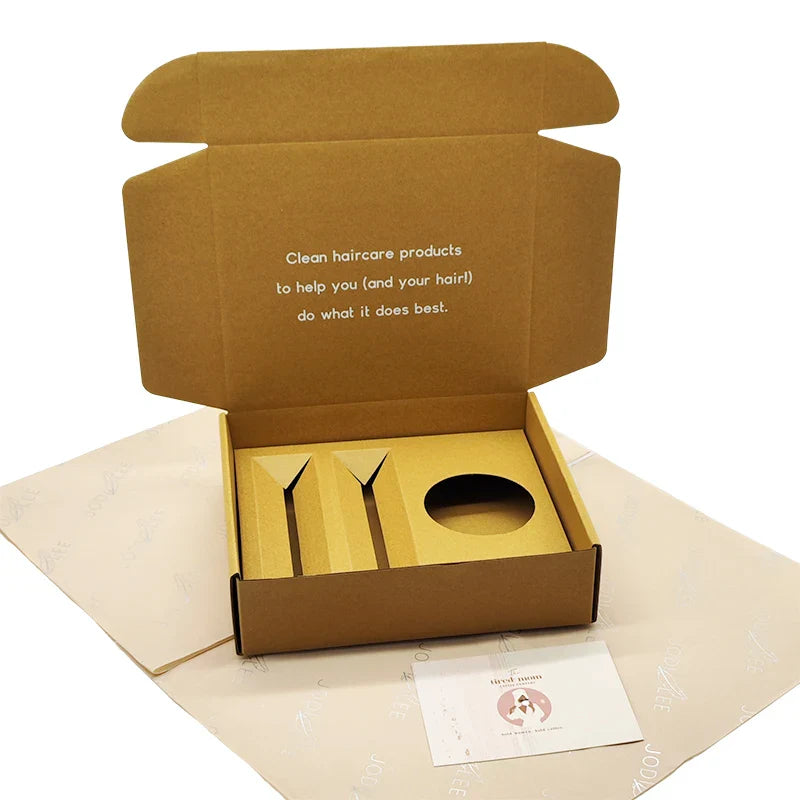 Customizable Corrugated Packaging Cosmetic Clothing Custom Logo Packaging Shoes Box for Mailer Shipping Carton Box with Handle