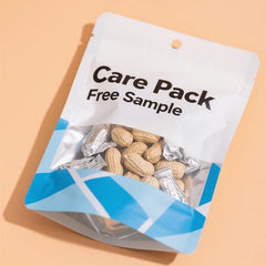 Food Dry Storage Dried Fruit Zipper Moisure-proof Recyclable Sealed Bag With Transparents Window