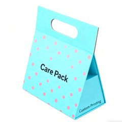 Wholesale Paperboard Collapsible Triangle Folding Hand-held Portable Magnet Closed Shipping Gift Box