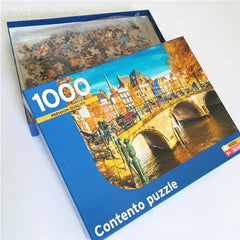 Make Your Own High Quality Puzzle Coloring Printed Paper Jigsaw Shaped Die Cut Landscapes Puzzle Pieces Production Printing Fact