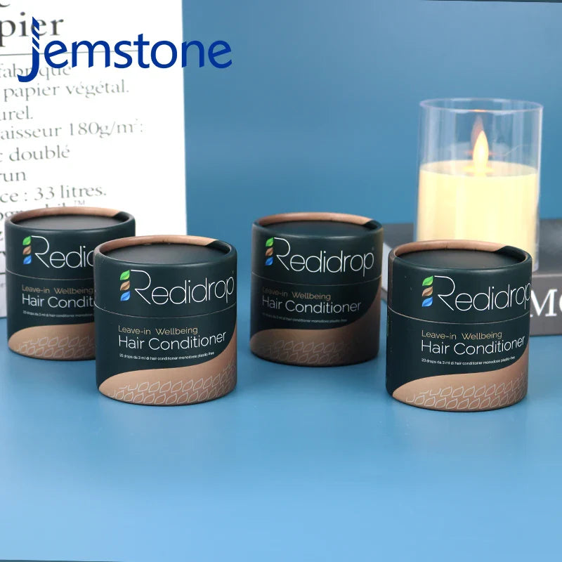 Custom Food Bottles    Waterproof Container White Round Paper Tube Box Product Sealing Paper Tube Packaging