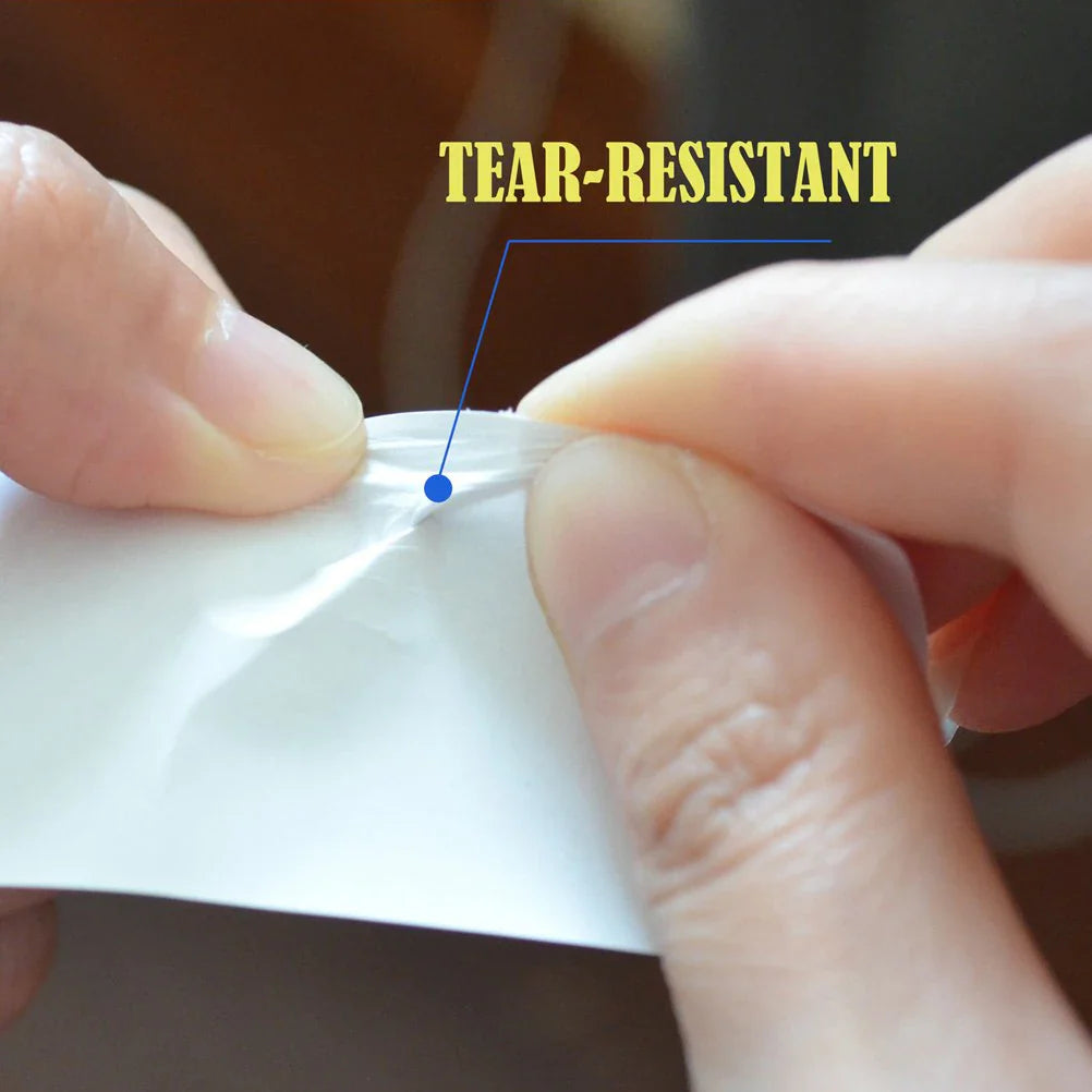 Premium Waterproof Oil Proof Scratch-resistant 800 Pcs Per Roll Direct Thermal Synthetic Paper Label 58x40 Sticker for Barcode