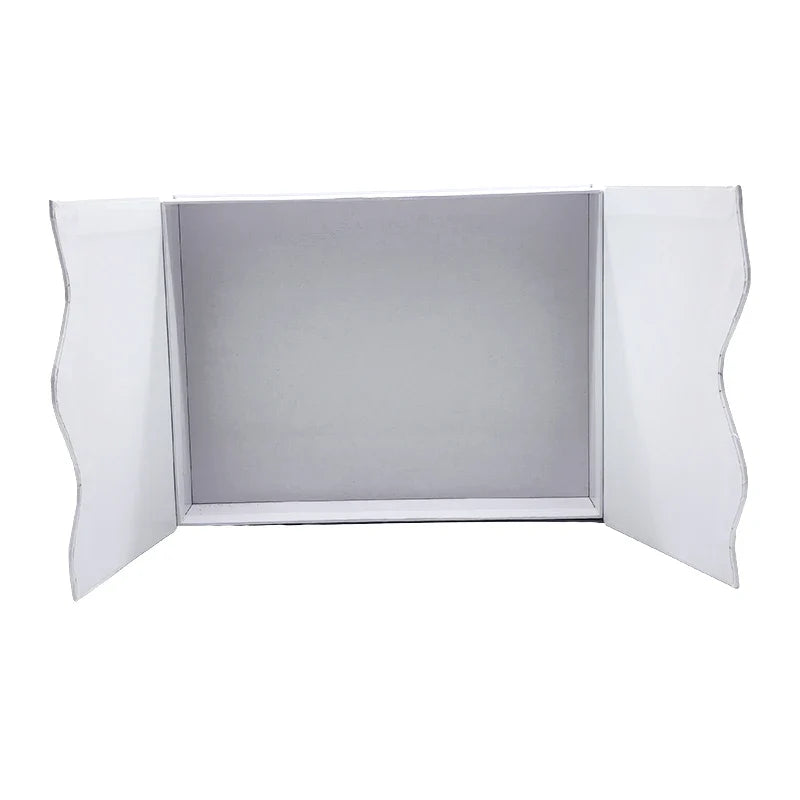 ODM Luxury Customised Recyclable Handmade Blank Cosmetic Rigid Magnetic Double Door Gift Boxes Packaging with Magnet Lid