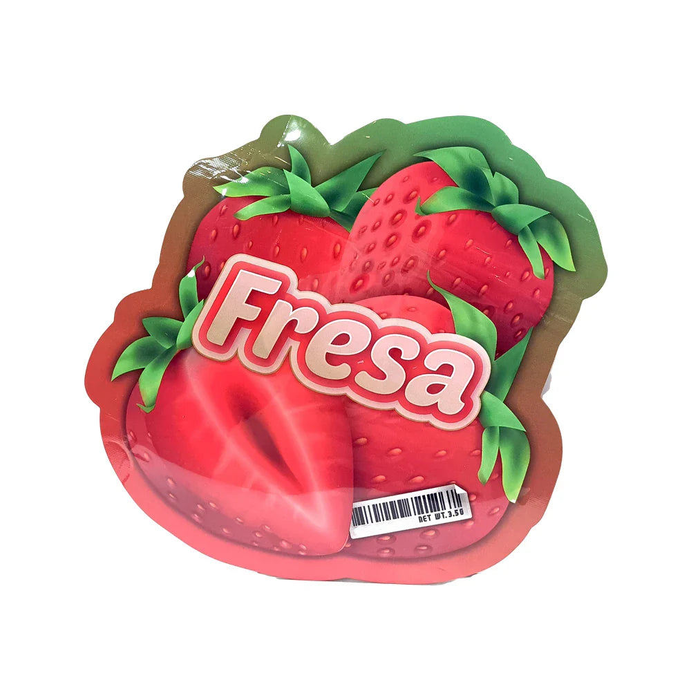 Childproof Mylar Custom Shape Mylar Bag Die Cut Irregular Packaging Ziplock Special Shaped Cali Packs 3.5g Plastic Bags