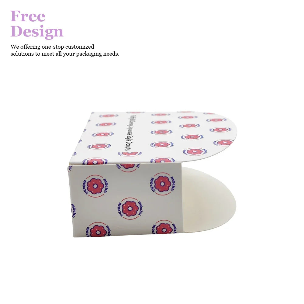 Custom Logo Printed Square Paper Bakery Box for Cupcakes Donuts Chocolate Packaging Glossy Matt Lamination for Food Packaging