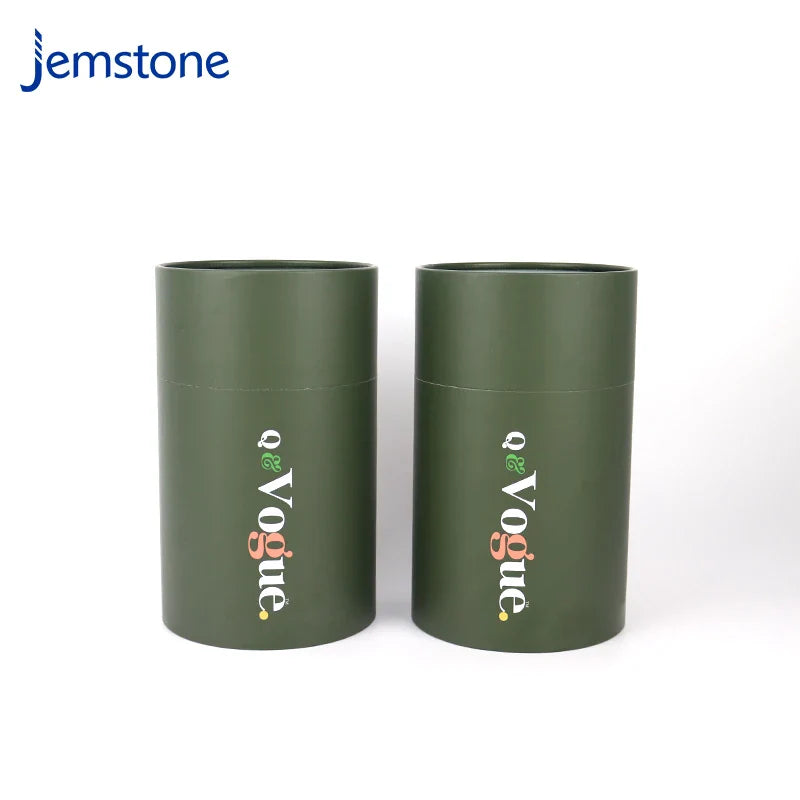 Custom Eco-Friendly Kraft Cardboard Food Tea Coffee Cylinder Packaging Chocolate Paper Tube OEM Vanishing Biodegradable