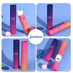 Custom Product Round  Black Silver Foil Kraft Push up Cardboard Tube Luxury Twist up Perfume Paper Tube Packaging