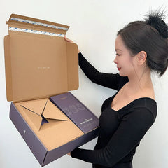 Customized Corrugated Cardboard Subscription Boxes Full Color Printed Matte Sleepwear Panties Clothing Shipping Packaging Box