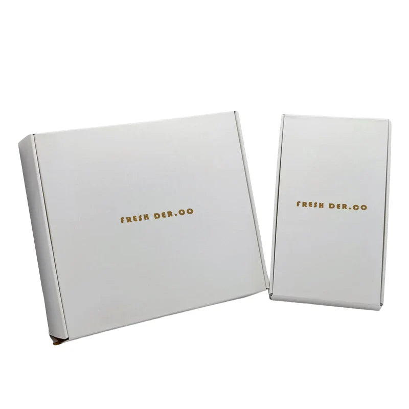 Free Sample Custom Design Luxury Recycled Large Corrugated Mailing Clothing Box Packaging White Mailer Shoes Boxes for Packiging