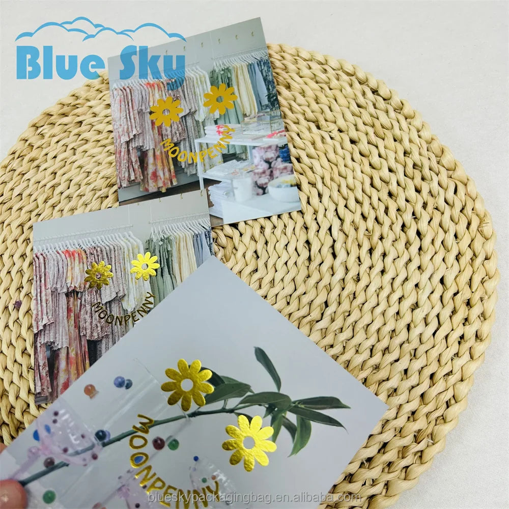 ODM Custom Colorful Logo Paper Insert Postcard Gift Business Cards Promotion Thank You Card for Small Business