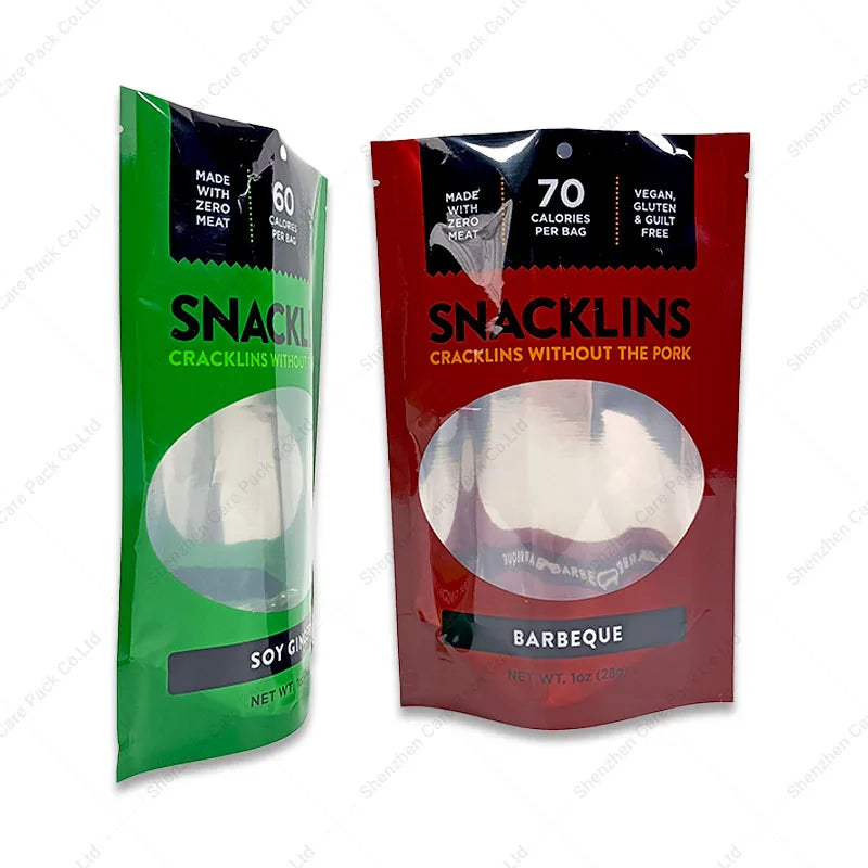 Glossy Laminated Food Zipper Edible Packaging Baggies Plastic Edible Resealable Heat Sealing Mylar Bags