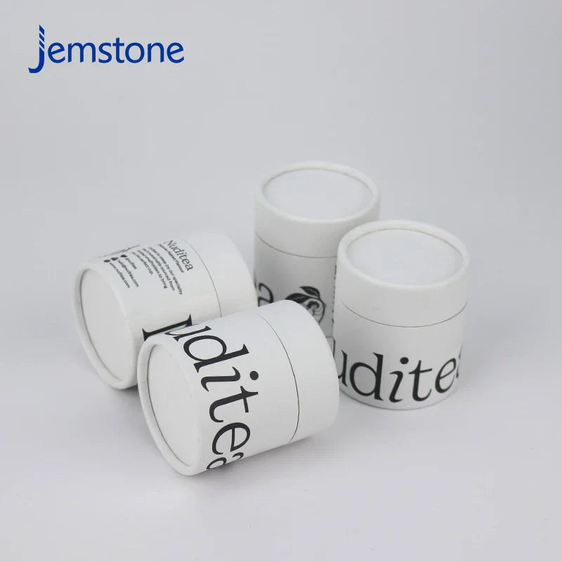Custom Biodegradable Kraft Cardboard Food Tea Bag Powder Coffee Tube Packaging Cosmetic Perfume Candle Paper Tube
