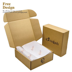 China 100% Recycled E-commerce Business Packaging Tissue Paper Board Clothing Shipping Kraft Corrugated Boxes with Logo