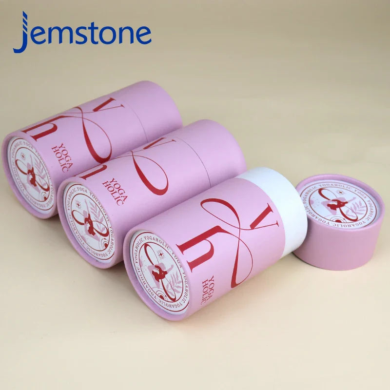Custom Food Push up Cardboard Tube Twist up Laser Paper Tube Product Logo Bottles Cylinder Packaging