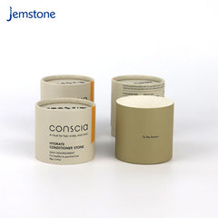 Custom Luxury Essential Oil Tube Gift Box Cardboard Tube Kraft  Perfume Bottle Cylinder Packaging Paper Tube for Cosmetic