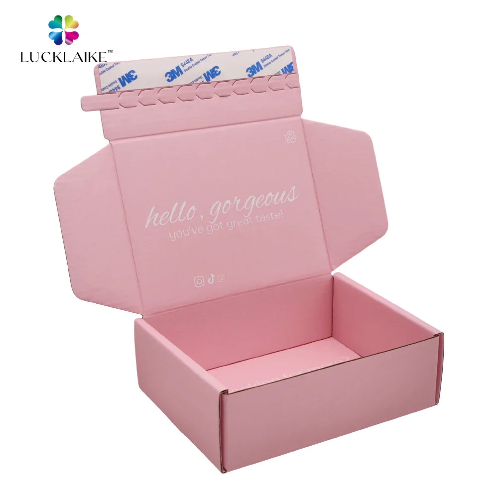 Wholesale Luxury Gold Foil Design Printed Custom Matte Grey Corrugated Cardboard Shipping Clothing Packing Box