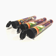 Customized 1 Gram King Size 120mm 125mm Child Proof Squeeze Pop Top Pre Packaging Tubes Packing Container Flower Plastic Tube