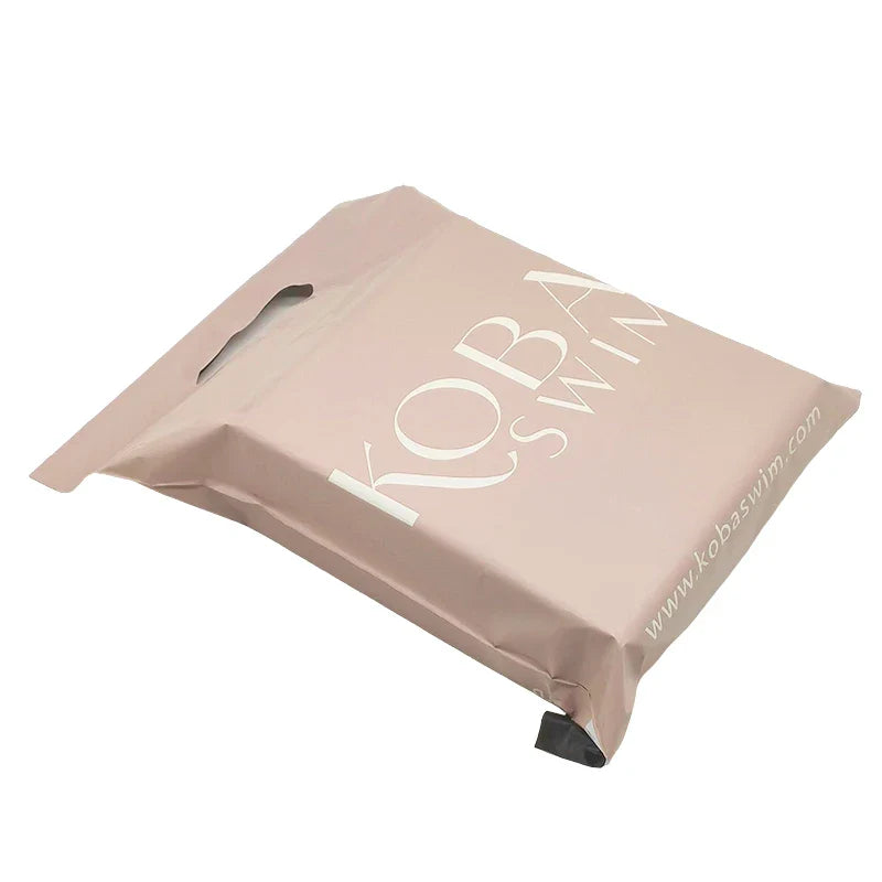 Custom Printed Eco Friendly Self Sealing Plastic Poly Mailers Mailing Bags Courier Shipping Bag With Handle for Clothing
