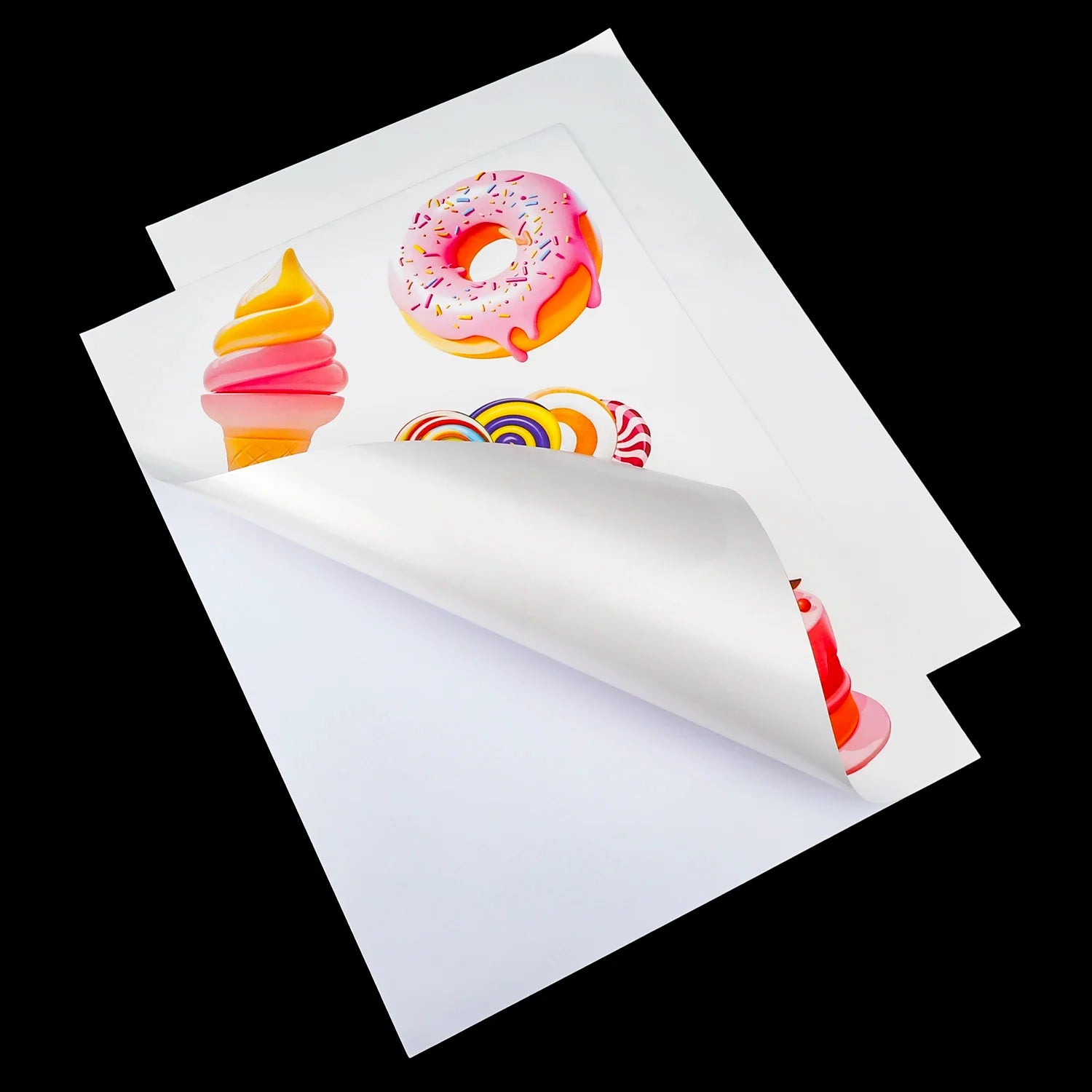 Standard A4 8.5x11 Letter Size Self Adhesive Glossy Matte White Inkjet PP Self-adhesive White PP Film for Inkjet Printer