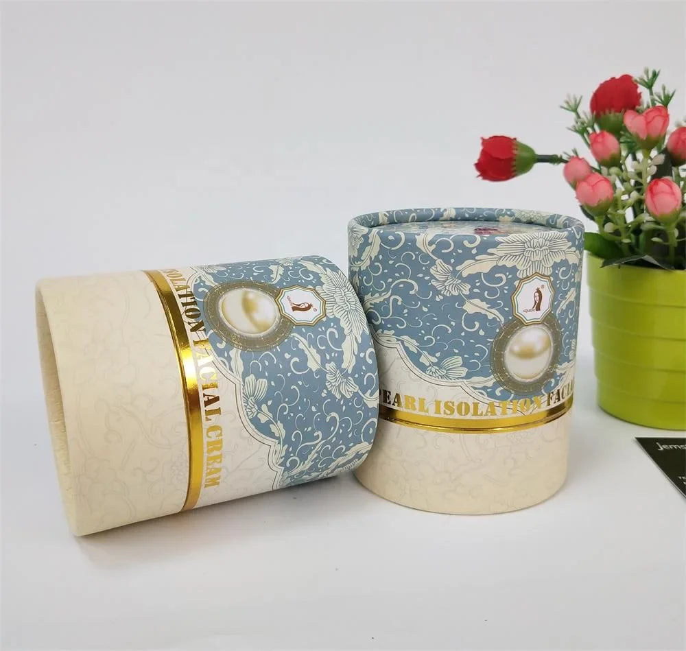 Foil Stamping Bodi Cream Krafr Material Cosmetic Paper Tube