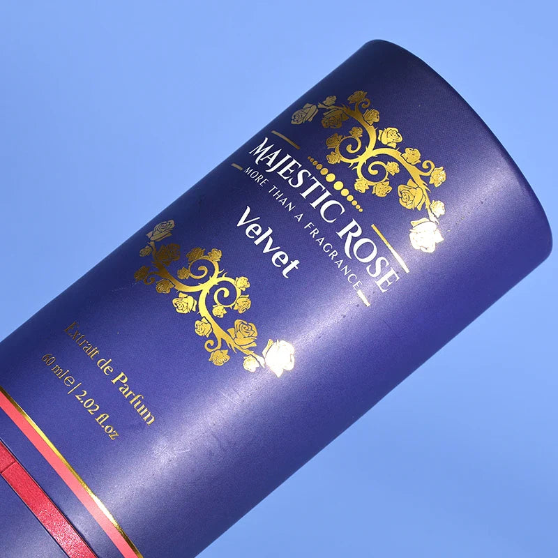 Eco-Friendly Cylinder Cardboard Food Tea Cans Paper Tube Packaging UV Light Curing Recyclable Handmade Paper Tube Gift Box