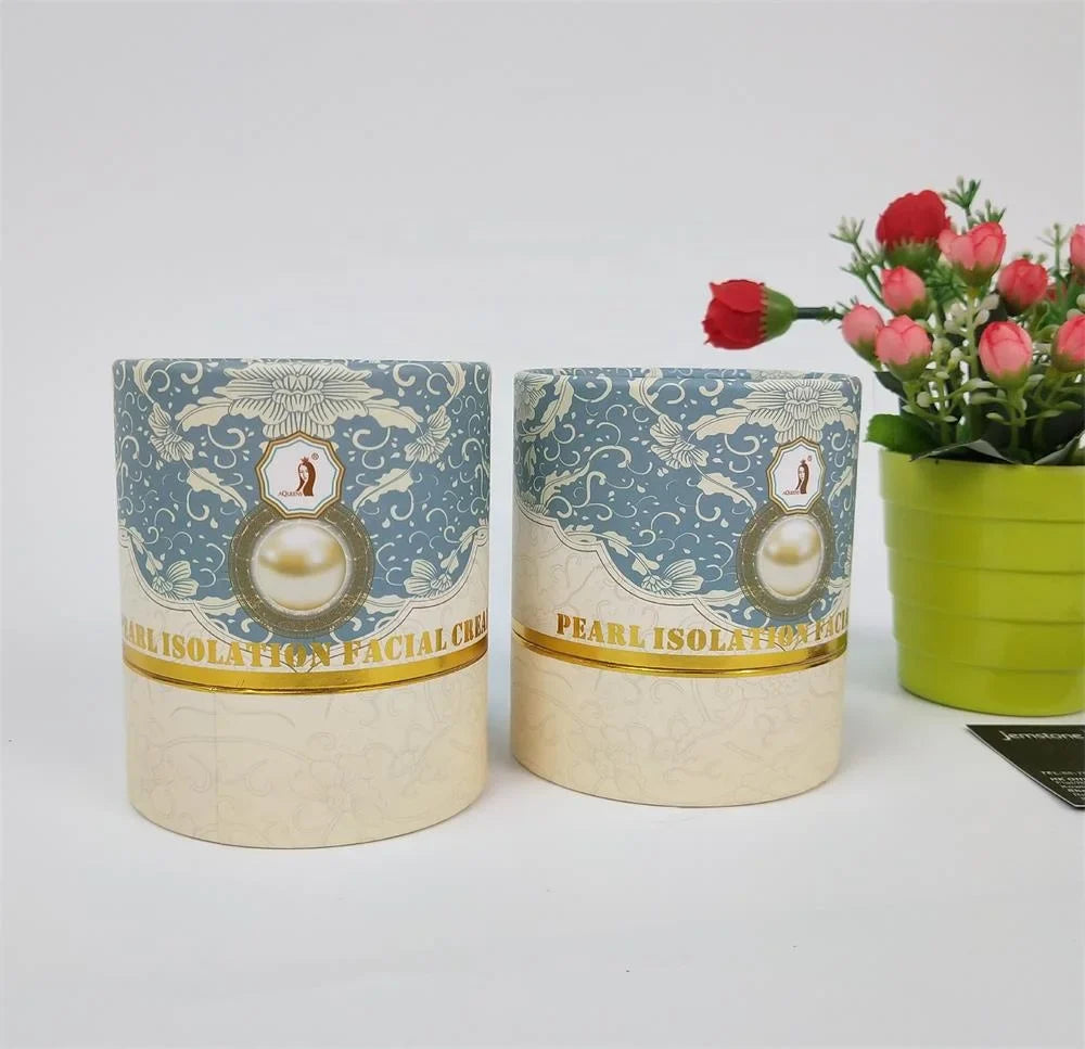 Foil Stamping Bodi Cream Krafr Material Cosmetic Paper Tube