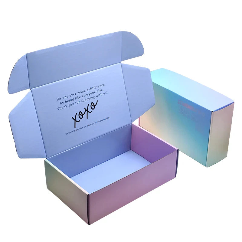 Custom Private Label Hair Pink Packing Luxury Recycle Emballage Verpackung Carton Mailer Box for Wig Packaging Boxes Custom Logo