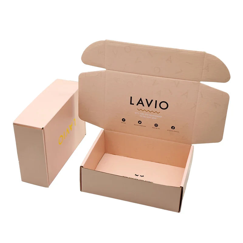 Custom E Flute Elegant Dress Apparel Clothes Packing White Emballage Cajas De Papel Mailer Box Packaging Boxes for Shipping