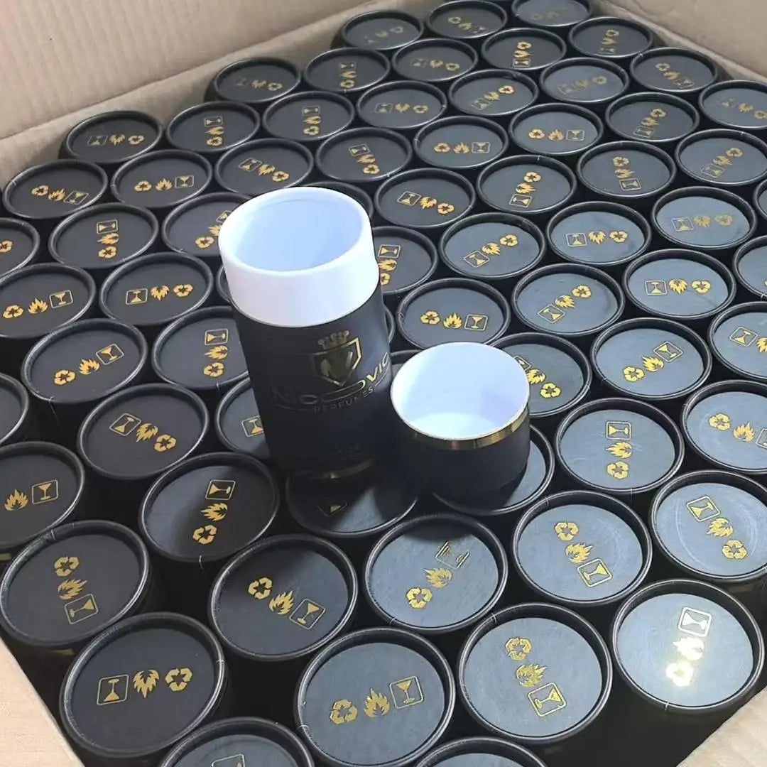 Printed Luxury Food Tea Coffee Candle Paper Tube Craft Kraft Cardboard Tube Gift Cosmetic Box Cylinder Packaging for Loose