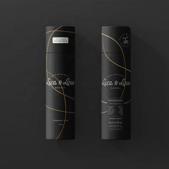 Custom Biodegradable Kraft Cylinder Box Craft Coffee Wine Cardboard 50ml 100ml Tube Packaging