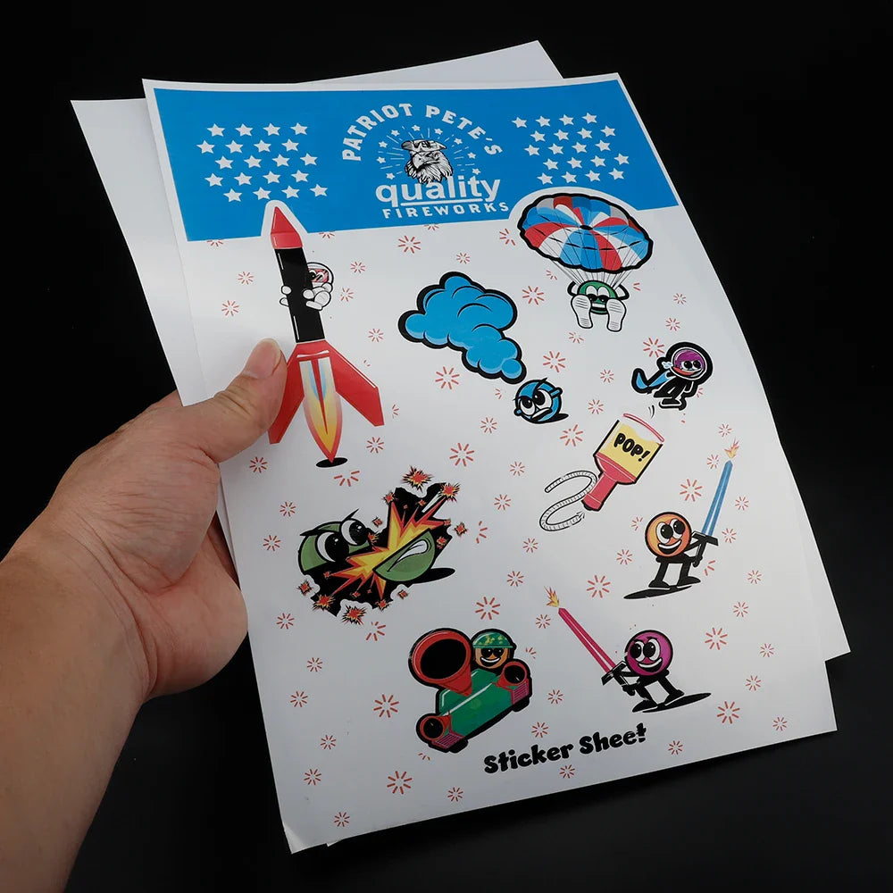 Premium Self Adhesive Inkjet Printable Transparent Backing Viny Matte Glossy 8.5x11 A4 Sticker Paper Sheet With Clear Backing