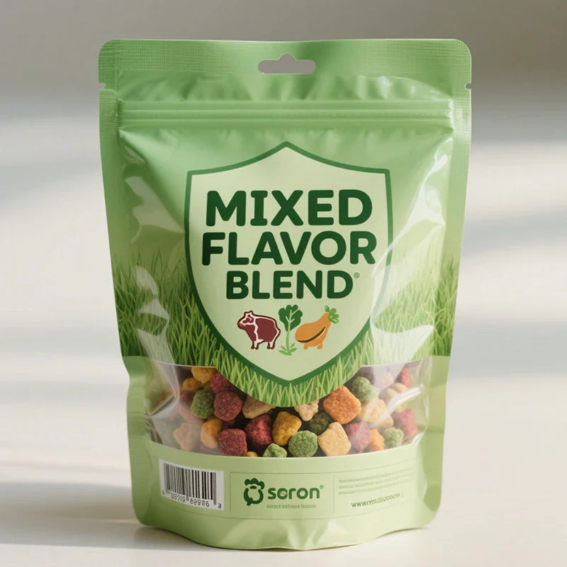 Customized Food Grade PE PET Stand up Pouch With Ziplock Snack Biscuit Sealed Heat Seal Packaging Bags